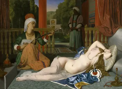 Odalisque with Slave — Жан Огюст Доминик Энгр