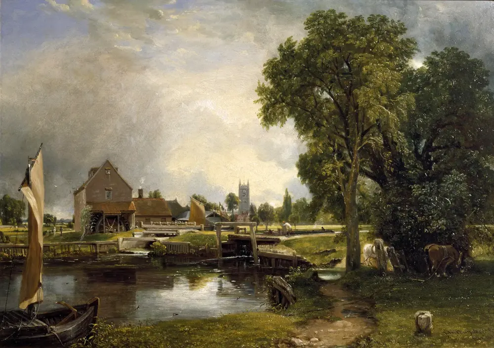 Dedham Lock and Mill — Джон Констебл