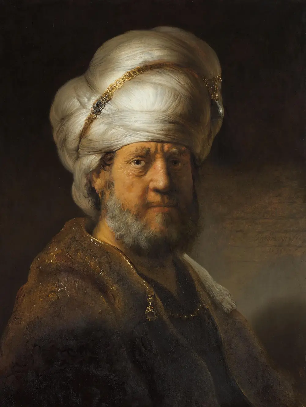Bust of a Man in Oriental Dress — Рембрандт ван Рейн