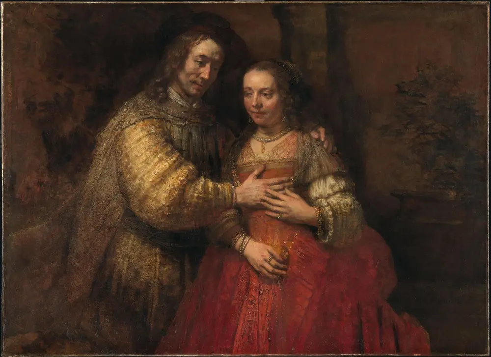Portrait of a Couple as Isaac and Rebecca, known as 'The Jewish Bride' — Рембрандт ван Рейн