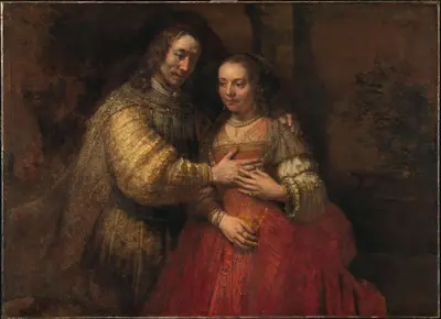 Portrait of a Couple as Isaac and Rebecca, known as 'The Jewish Bride' — Рембрандт ван Рейн