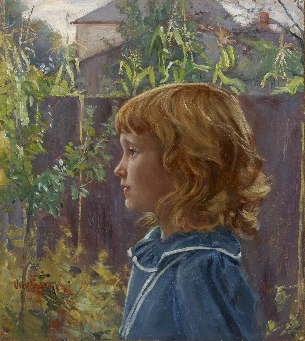Portrait of a Young Girl — Otto Stark