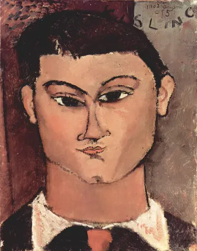Portrait of Moise Kiesling — Амедео Модильяни
