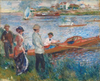 Oarsmen at Chatou — Пьер Огюст Ренуар