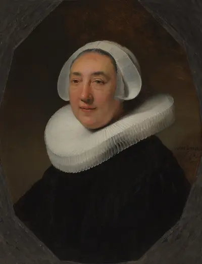 Portrait van Haesje Jacobsdr van Cleyburgh — Рембрандт ван Рейн