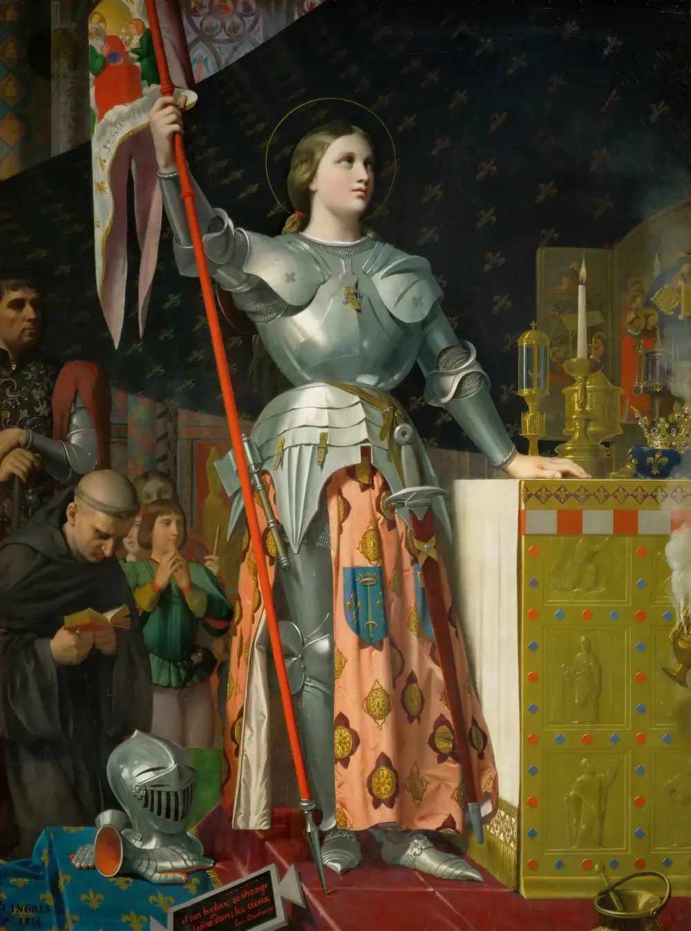 Joan of Arc at the Coronation of Charles VII — Жан Огюст Доминик Энгр