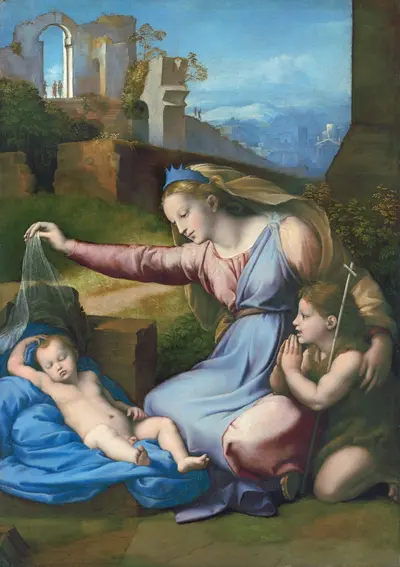 Madonna with the Blue Diadem — Рафаэль Санти
