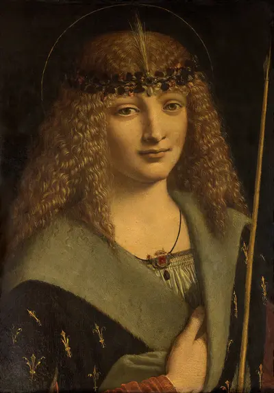 Portrait of a boy as saint Sebastian — Giovanni Antonio Boltraffio