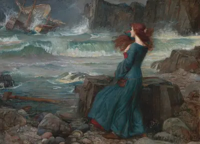 Miranda - The Tempest — Джон Уильям Уотерхаус