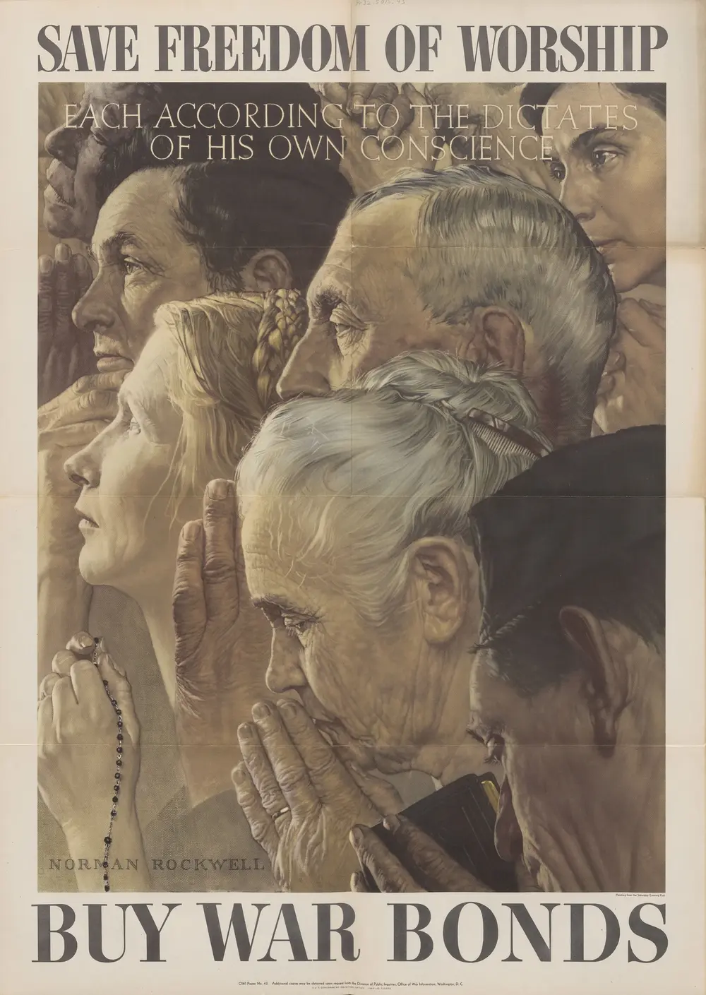 Freedom of Worship — Норман Роквелл