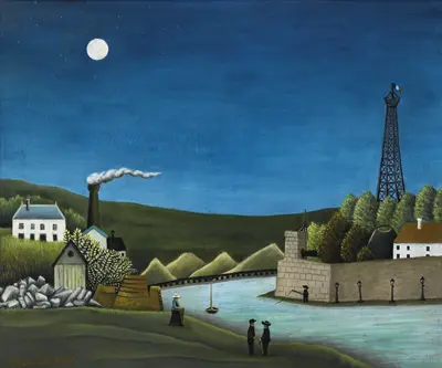 La Seine à Suresnes — Анри Руссо