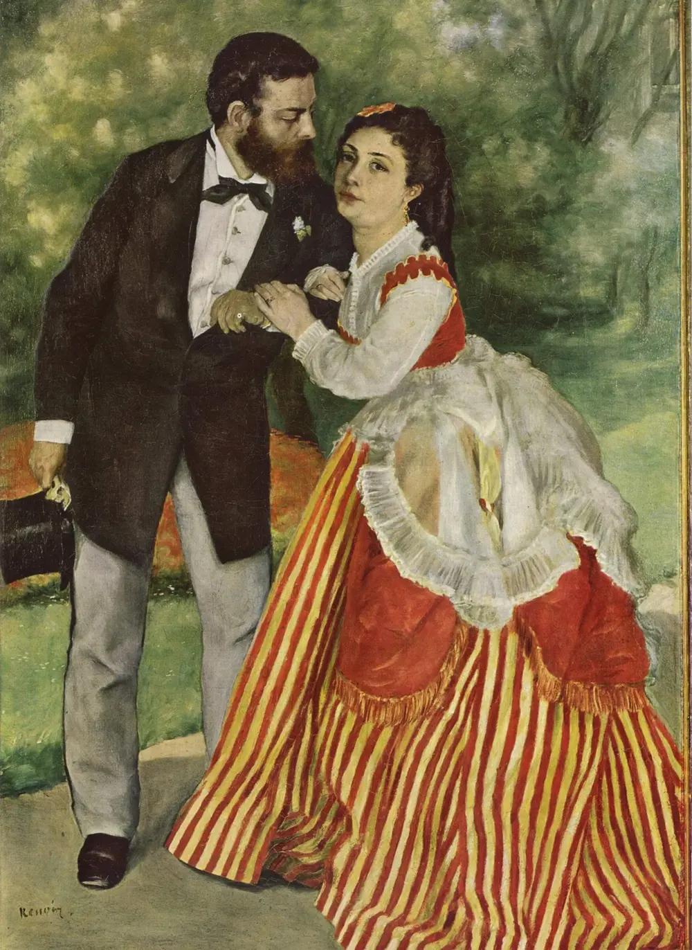 Marriage of Sisley — Пьер Огюст Ренуар