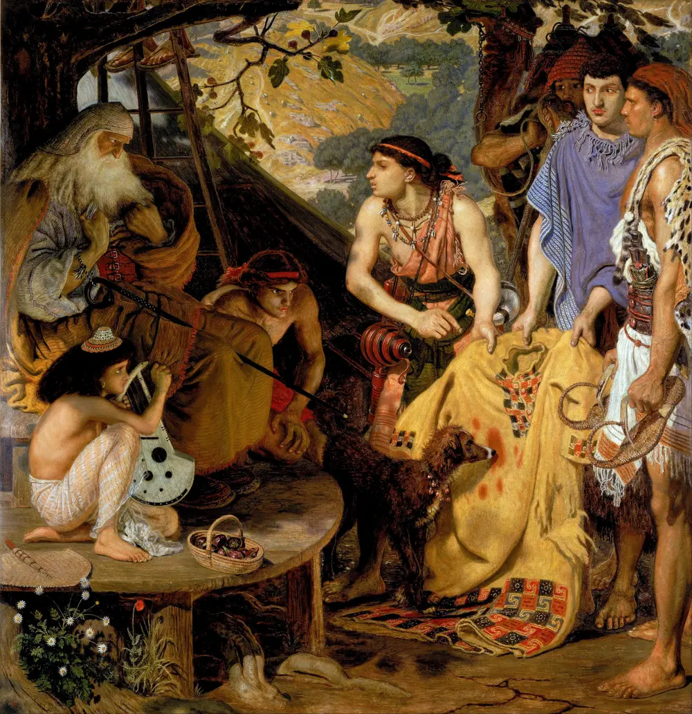 The Coat of Many Colours — Ford Madox Brown