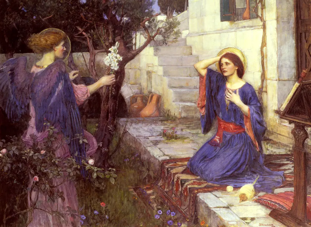The Annunciation — Джон Уильям Уотерхаус